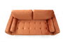 Atelier Del Sofa Sofá de 2 Plazas Naranja 175x90x70cm